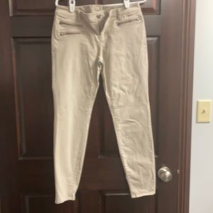 The Limited tan denim legging jean 678 size 4